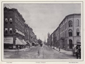 Jamestown, NY: Derde Straat door American Photographer (after)