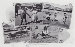 Jeugdvermaak op het Strand