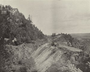 Lookout Mountain, nabij Dundas, Ontario (zwart-wit foto) door American Photographer (after)