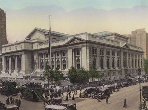 New York: Openbare Bibliotheek, Fifth Avenue en West 42nd Street