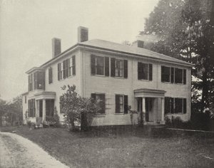 Oude Emerson Huis, Concord, Massachusetts door American Photographer (after)