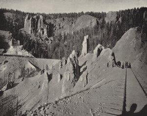 Phantom Curve, Colorado (zwart-wit foto) door American Photographer (after)