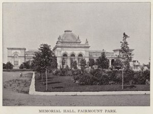 Philadelphia: Memorial Hall, Fairmount Park door American Photographer (after)
