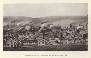 Pittsburgh: Carnegie Steel Works in Homestead, Pennsylvania door American Photographer (after)