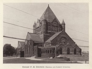 Pittsburgh: Christ P E Church, Central en Liberty Avenues door American Photographer (after)
