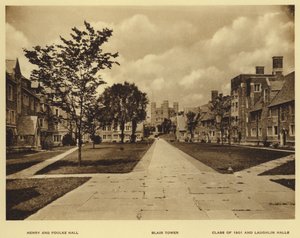 Princeton University: Henry en Foulke Hall; Blair Tower; Class of 1901 en Laughlin Halls