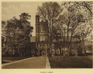 Princeton University: Universiteitsbibliotheek door American Photographer (after)