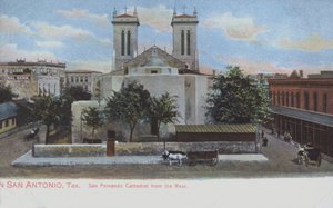 San Fernando Kathedraal in San Antonio, Texas, VS door American Photographer (after)