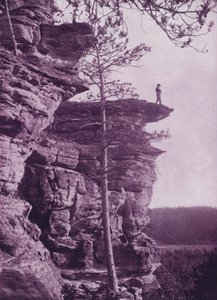 Signal Rock, nabij Camp Douglas, Wisconsin