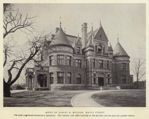 Springfield, Massachusetts: Huis van Daniel B Wesson, Maple Street door American Photographer (after)