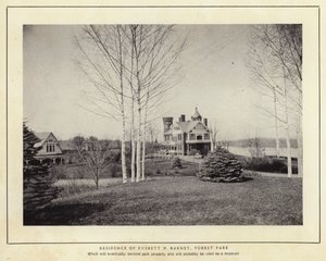 Springfield, Massachusetts: Woning van Everett H Barney, Forest Park door American Photographer (after)