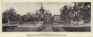 Springfield, Massachusetts: De Stadsbibliotheekgroep van Gebouwen door American Photographer (after)