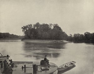 De Roanoke-rivier in North Carolina