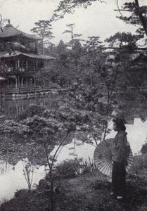 Het gouden paviljoen in Kinkakuji door American Photographer (after)