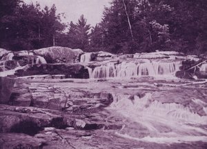 Bovenste Jackson Falls, Wild-Cat River, New Hampshire