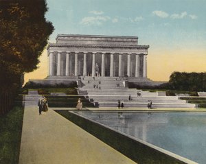 Washington DC: Lincoln Memorial door American Photographer (after)