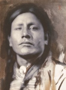 Een Sioux-hoofd, c.1898 door American Photographer