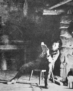Abraham Lincoln als jonge jongen door American Photographer
