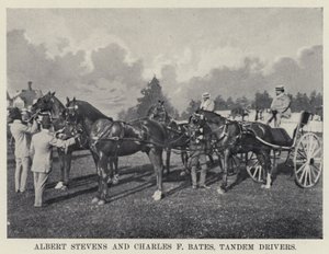 Albert Stevens en Charles F Bates, tandemrijders door American Photographer