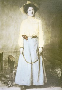 Anna Webb uit Kansas, ca. 1880
