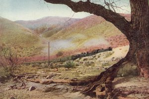 Beklimming van Cajon Pass, Californië door American Photographer