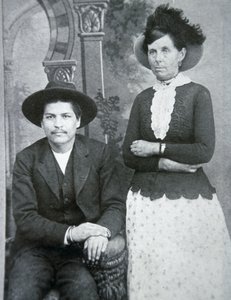 Belle Starr met haar minnaar 