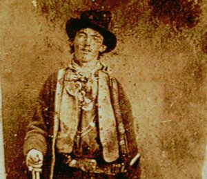 Billy The Kid (1859-81) c.1880 (kopie van het originele tintype)