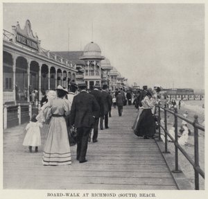 Board-Walk bij Richmond (South) Beach