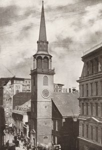 Boston: Old South Church, Washington Street (z/w foto) door American Photographer