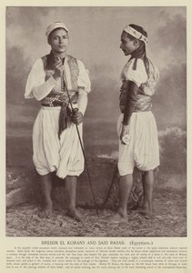 Brehim El Korany en Said Rayab, Egyptenaren door American Photographer