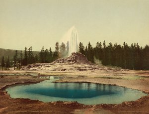 Castle Geyser, Yellowstone National Park, c.1898