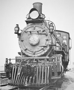 Locomotief nr. 20 van de Rio Grande Southern door American Photographer