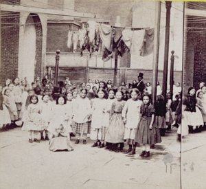 Female Guardian Society, Home for the Friendless, 29th Street, New York, 4 juli 1864 door American Photographer
