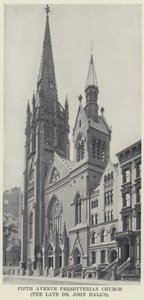 Fifth Avenue Presbyterian Church, de late Dr John Hall