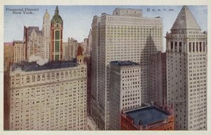 Financial District, New York City, VS (gekleurde foto) door American Photographer