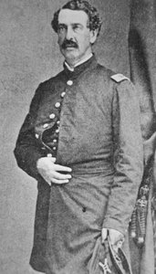 Generaal Abner Doubleday (zw/w foto) door American Photographer
