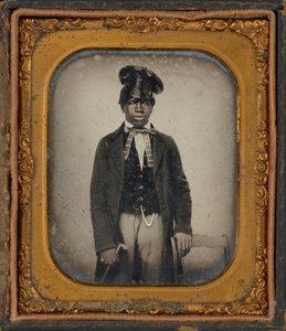 George Burns,april 1859 (foto) door American Photographer