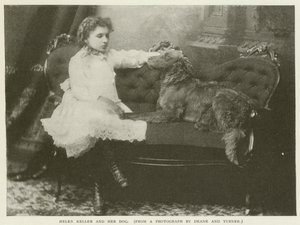Helen Keller en haar hond