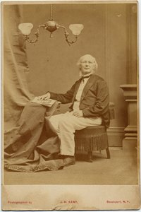 Horace Greeley (1811-72), Amerikaanse politicus en krantenredacteur, foto door J H Kent, Brockport, New York door American Photographer