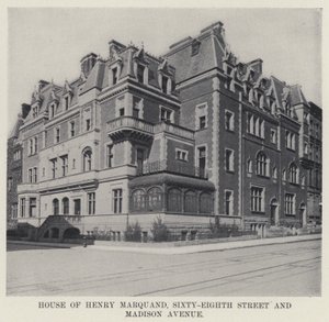 Huis van Henry Marquand, Sixty-Eighth Street en Madison Avenue door American Photographer