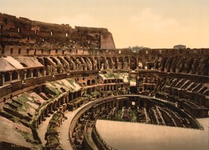 Interieur van het Colosseum, Rome, c.1890-1900 door American Photographer