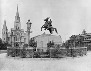 Jackson Square, New Orleans, ca. 1890 door American Photographer