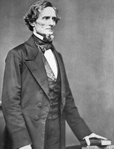 Jefferson Davis (1808-89) door American Photographer