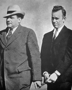 John Dillinger gearresteerd in januari 1934 door American Photographer