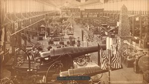 Krupps Kanonnen, Duitse tentoonstelling, Centennial International Exhibition, Philadelphia, 1876 door American Photographer