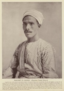 Mahomet El Bashse, Egyptische kameeldrijver door American Photographer