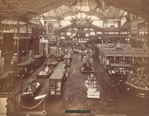 Hoofdgebouw, Centennial International Exhibition van 1876, Philadelphia door American Photographer