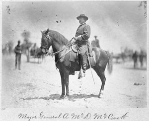 Generaal-majoor Alexander McDowell McCook, 1864 door American Photographer