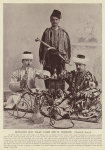 Monahan Levi, Isaac Cohn en H Hondon, Turkse Joden