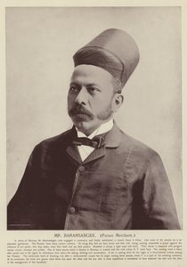 Mr Baramsabgee, Parsee koopman door American Photographer